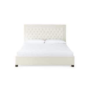 Isadora White Queen Panel Bed