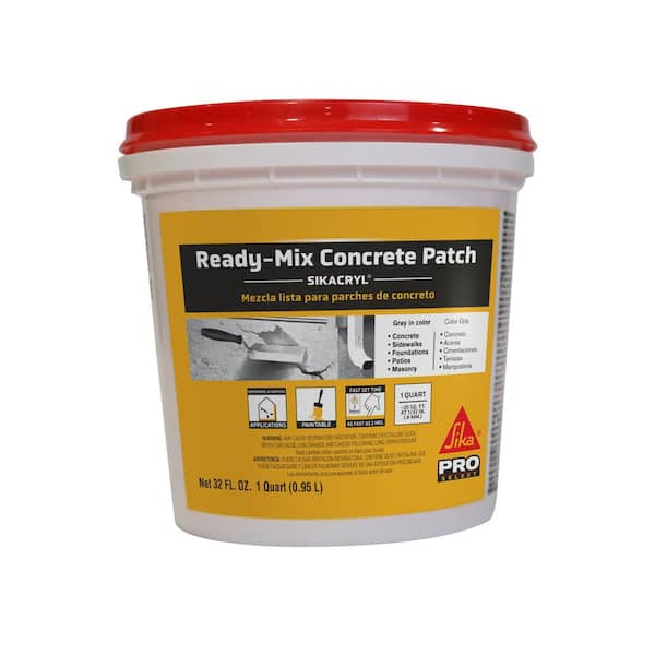 Sika 1 Qt. Ready-Mix Concrete Patch and Repair, Textured Concrete Patch