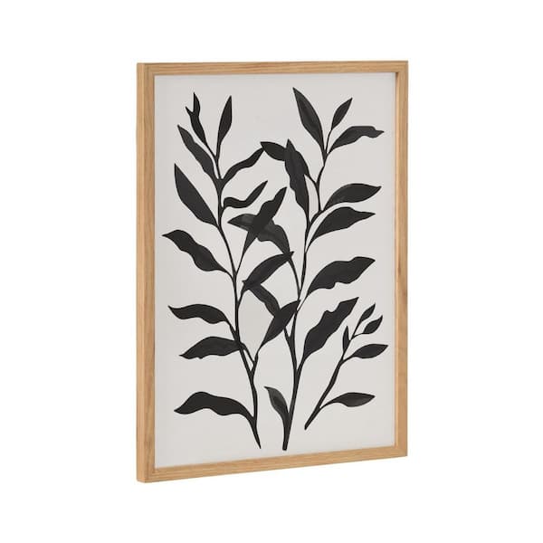 Kate and Laurel Gallery Modern Botanical Matisse by the Creative Bunch Studio Natural Framed Art Print 12 in. x 16 in.