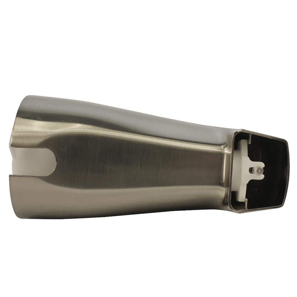 Brushed Nickel Universal Tub Spout with Diverter