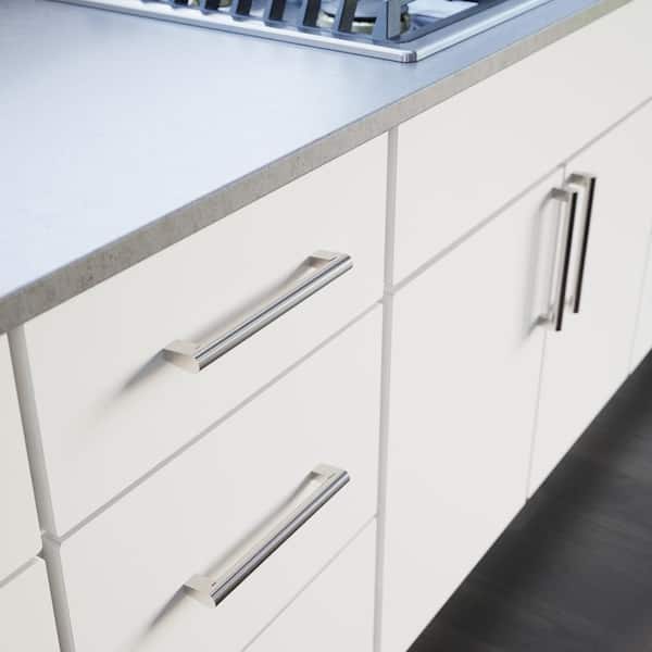 5-Pack Stratford 7-9/16 in. (192 mm) Modern Cabinet Drawer Bar Pulls in Stainless Steel