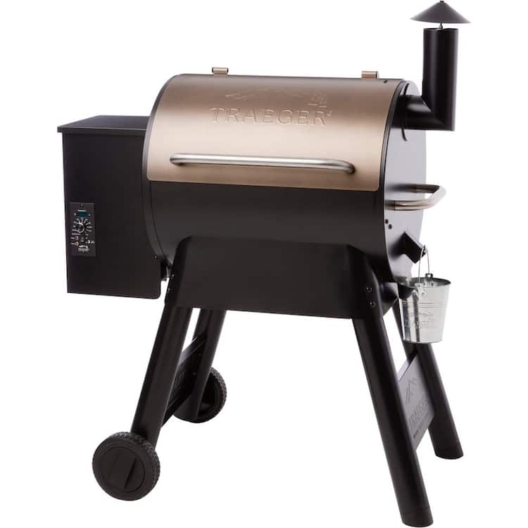 Traeger Pro Series 22-Pellet Grill and Smoker in Bronze