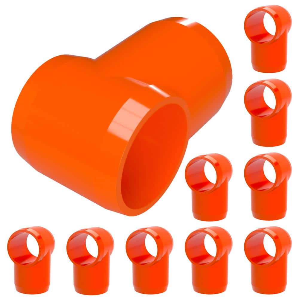 1/2 in. Furniture Grade PVC Slip Sling Tee in Orange (10-Pack) price history on PriceWatchPro