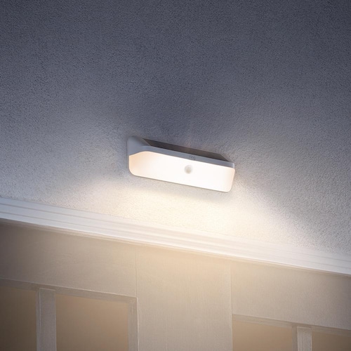 Smart Lighting Solar LED Wall Light, Black Security Lights