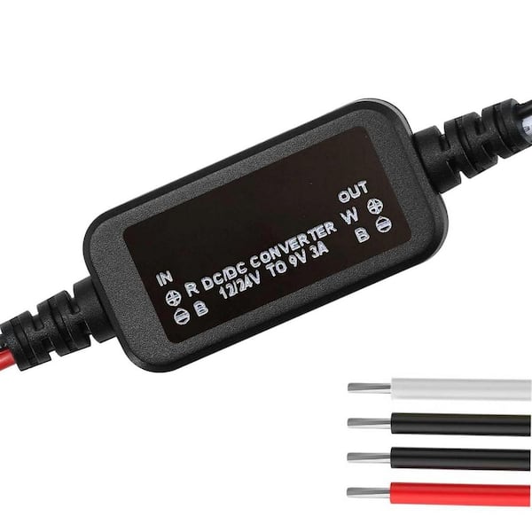 DC 12/24V to 9V Voltage Step-Down Converter 11-30V to 9V 2. 5A/3A 27W Transformer Module for Robots Motors Pipe Capacity
