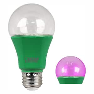 60-Watt Equivalent A19 Medium E26 Base Non-Dimmable Indoor and Outdoor Full Spectrum LED Plant Grow Light Bulb