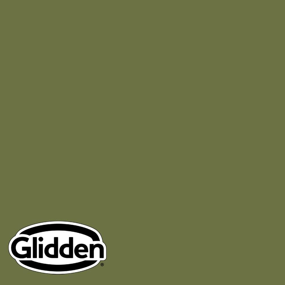 Glidden Premium 5 gal. PPG1122-7 Oakmoss Flat/Matte Exterior Glidden Premium 5 gal. PPG1122-7 Oakmoss Flat/Matte Exterior