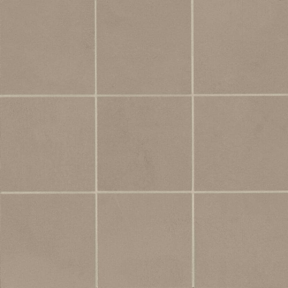 Sahara 4 in. x 4 in. Matte Taupe Porcelain Mosaic Tile (4.84 sq. ft./Case) price history on PriceWatchPro
