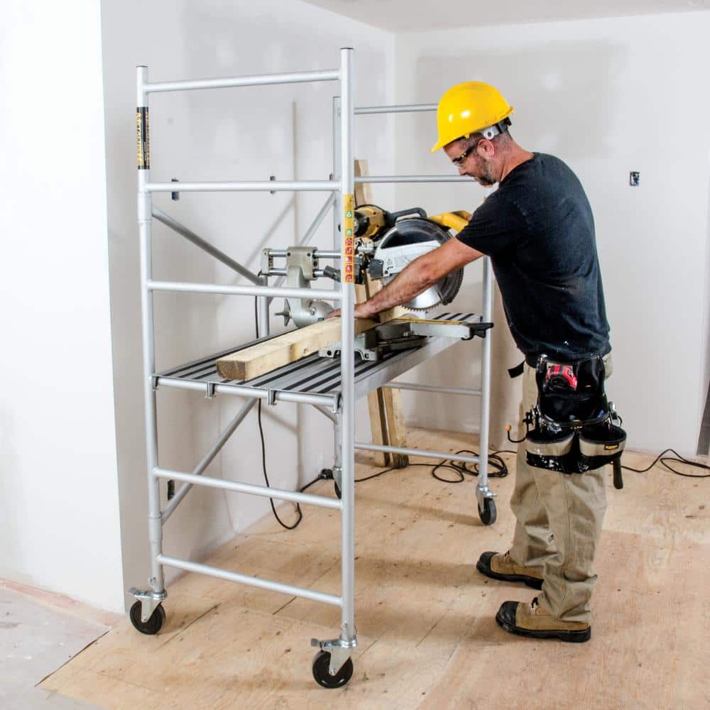 Xtend MAXI 6ft Multipurpose Aluminum Scaffold with Locking Swivel Casters