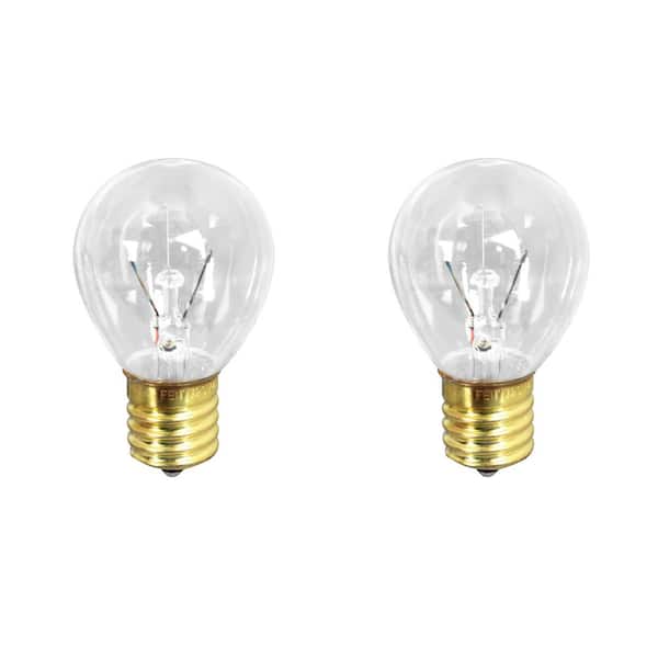 Feit Electric 40-Watt Soft White (2700K) S11 Intermediate E17 Base Dimmable Incandescent Light Bulb (2-Pack)