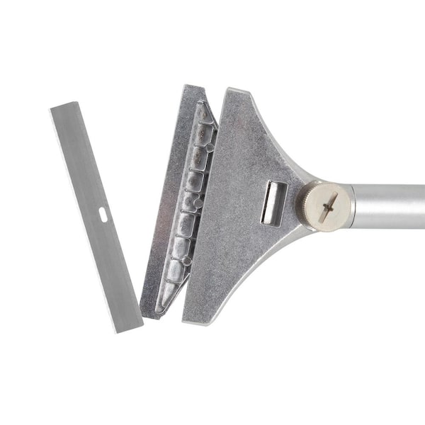 RIDGID 4 in. Razor Scraper with Handle & Replacement Blades Remove Debris