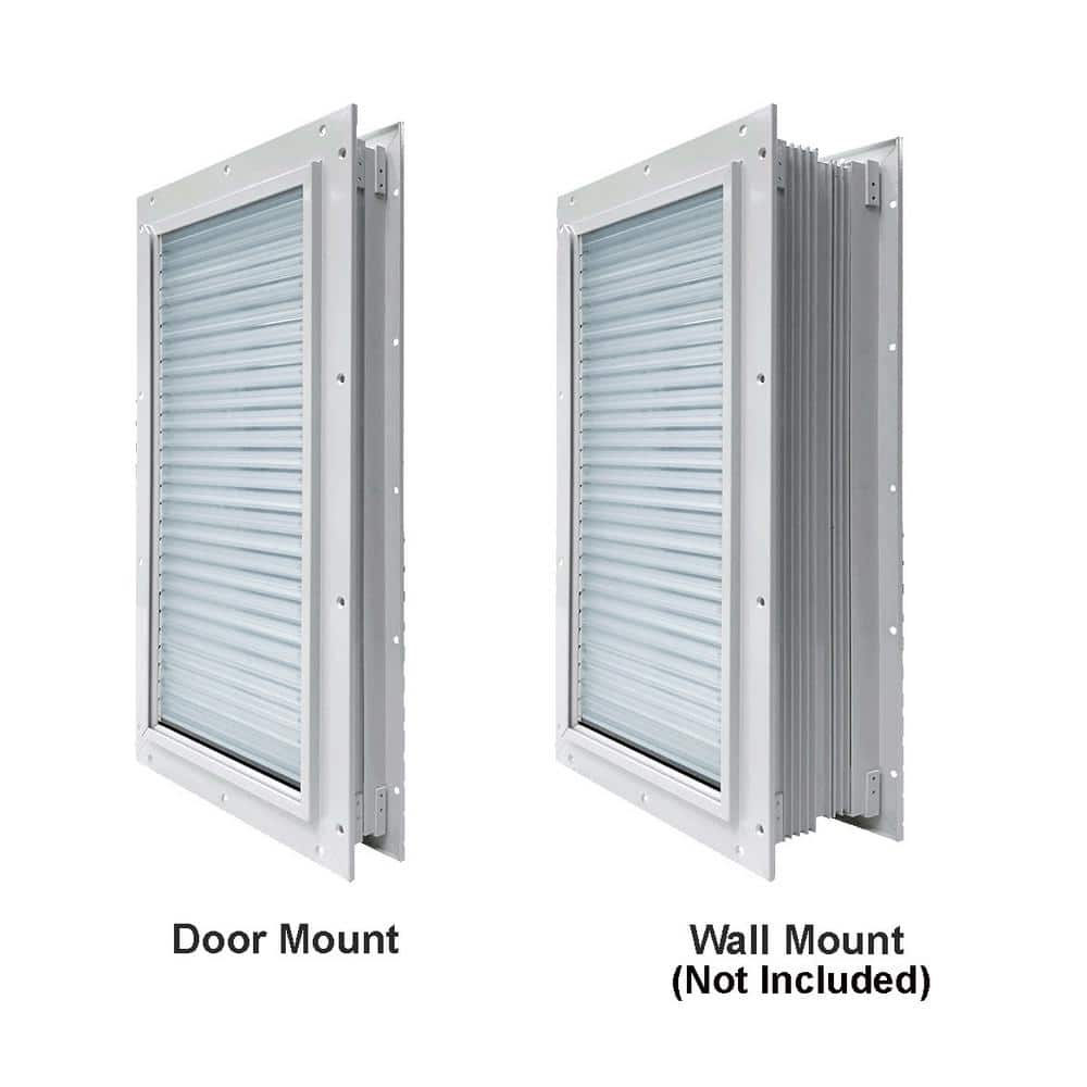 Small Aluminum Frame Pet Door with Magnetic Lock