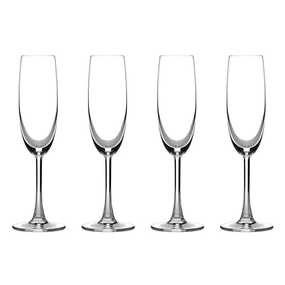 Advantage Glassware Essentials Collection Champagne Flutes (Set of 4)