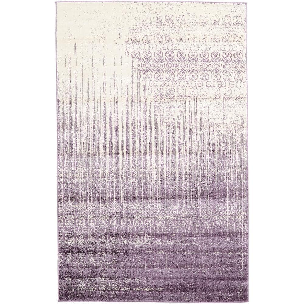 Del Mar Jennifer Purple 5' 0 x 8' 0 Area Rug price history on PriceWatchPro