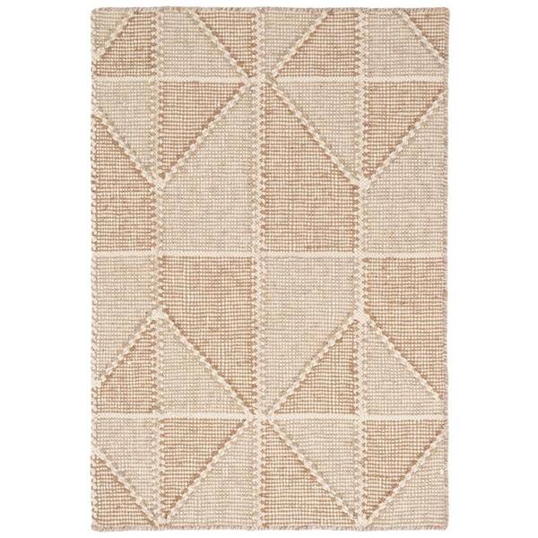 Ojai Hand Loom Knotted Cotton Wheat 10 ft. x 14 ft. Indoor Area Rug