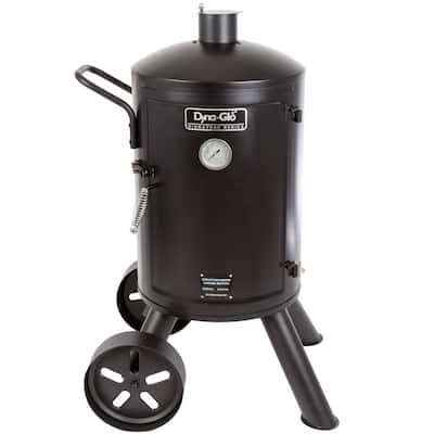 Dyna-Glo Signature Heavy-Duty Barrel Charcoal Grill In Black DGSS675CB-D