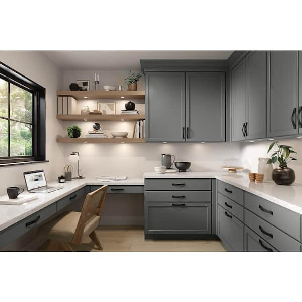 Cottage 14.5 in. W x 0.75 in. D x 14.5 in. H in Fossil Cabinet Door Sample