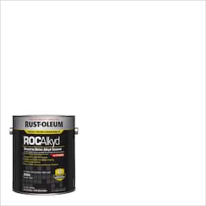 1 Gal. ROC Alkyd V7400 Direct-to-Metal Semi-Gloss White Interior/Exterior Enamel Paint (Case of 2)