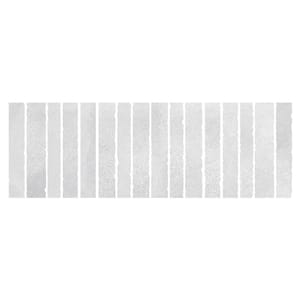 Colorido Ceramic 4 in. x 12 in. x 8mm Subway Wall Tile - Snow Sample (1 Piece)