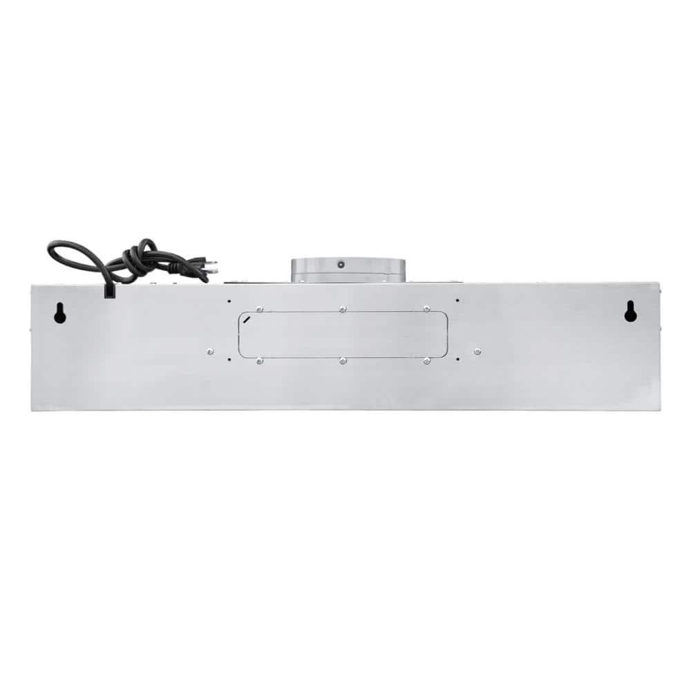 30 Inch Stainless Steel Under Cabinet Range Hood with LED Lights