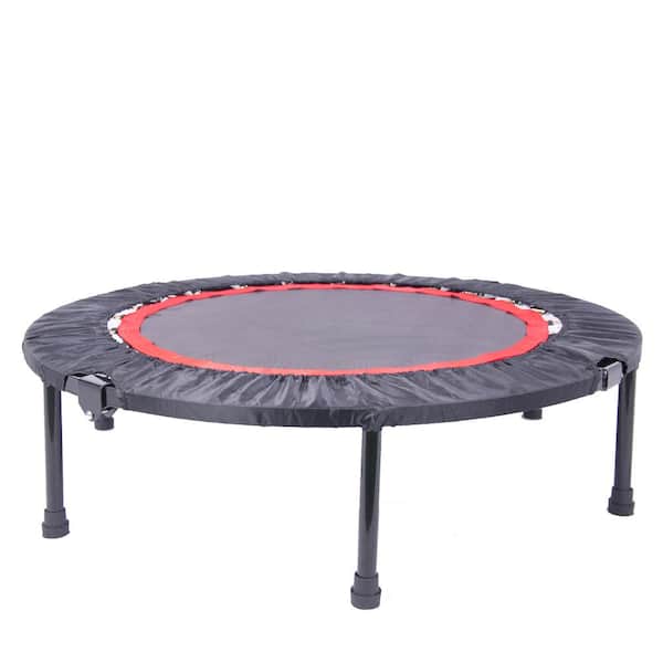 Unbranded 40 in. Mini Exercise Trampoline for Adults or Kids Indoor Fitness Rebounder Trampoline with Safety Pad Max