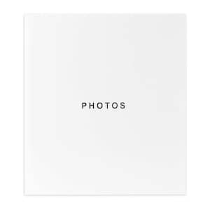 Jocelyn 4 in. x 6 in. White 400-Pocket Picture Frame Photo Album