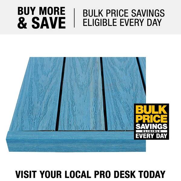 NewTechWood UltraShield Naturale 1 ft. x 1 ft. Quick Deck