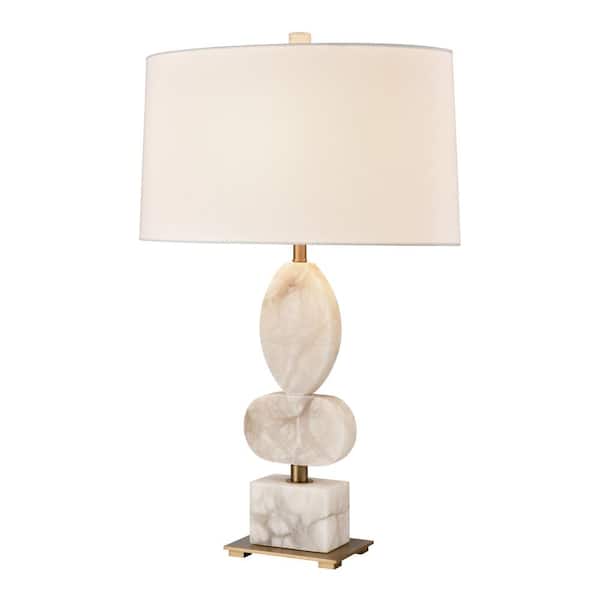 Titan Lighting Mount Airy 30 in. White Table Lamp
