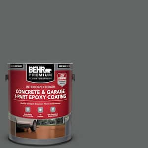 1 gal. #BXC-41 Charcoal Self-Priming 1-Part Epoxy Satin Interior/Exterior Concrete and Garage Floor Paint