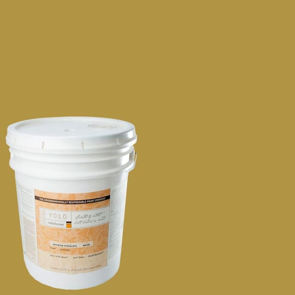 YOLO Colorhouse 5-gal. Beeswax .06 Semi-Gloss Interior Paint-DISCONTINUED