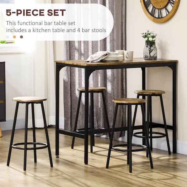 テーブル・チェア・ハンモック THE BAR COUNTER TABLE SPIDER EDITION Amazon.com - HOOBRO Bar Table and Chairs Set, 39.4
