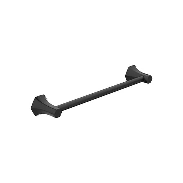 Hansgrohe Locarno 18 In. Towel Bar In Matte Black 04834670 - The Home Depot