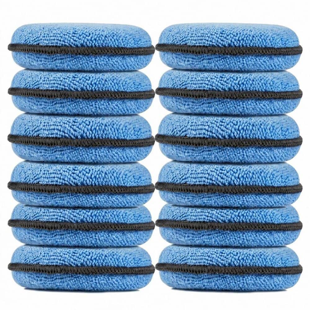 12 Pack Microfiber Foam Car Wax Applicator Pads with Super Absorbent Surface for Car Detailing Polishing price history on PriceWatchPro