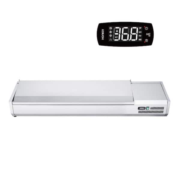 0.95 cu ft. Refrigerated Condiment Prep Station, 160 W CountertopRefrigerated Condiment Station, with Silver Body