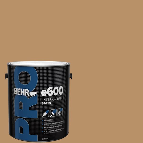 1 gal. #S260-5 Almond Roca Satin Exterior Paint