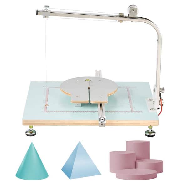 Hot Wire Foam Cutter, 58W Electric Styrofoam Cutter with Variable Temperature Control, Portable Tabletop Cutting Tool
