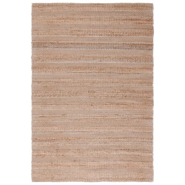Natural Fiber 5 ft. x 8 ft. Ivory/Natural Solid Color Area Rug