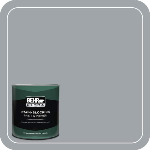 BEHR ULTRA 1 qt. #ECC-33-1 Iron Wood Semi-Gloss Enamel Exterior Paint & Primer