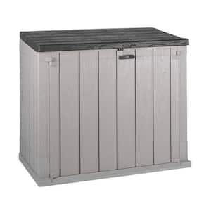 51 in. x 29.5 in. x 43.5 in. Gray Stora Way All Weather Outdoor Storage Shed Cabinet