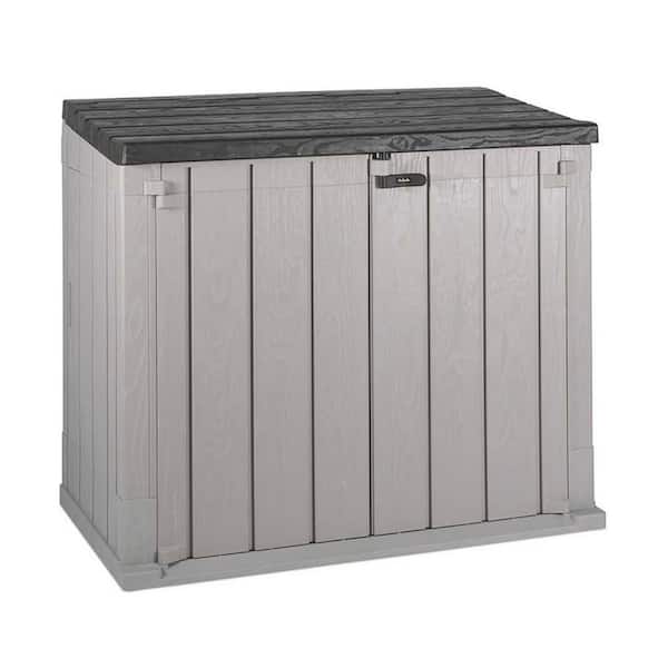TOOMAX 51 in. x 29.5 in. x 43.5 in. Gray Stora Way All Weather Outdoor Storage Shed Cabinet