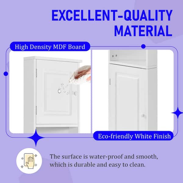 Fashion White -Double Door Handicap Removable Sink Base Cabinet