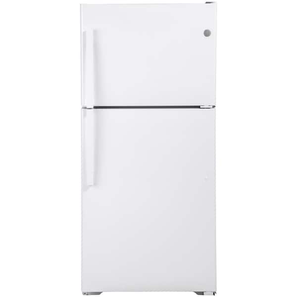 GE 19.2 cu. ft. Top Freezer Refrigerator in White, ENERGY STAR