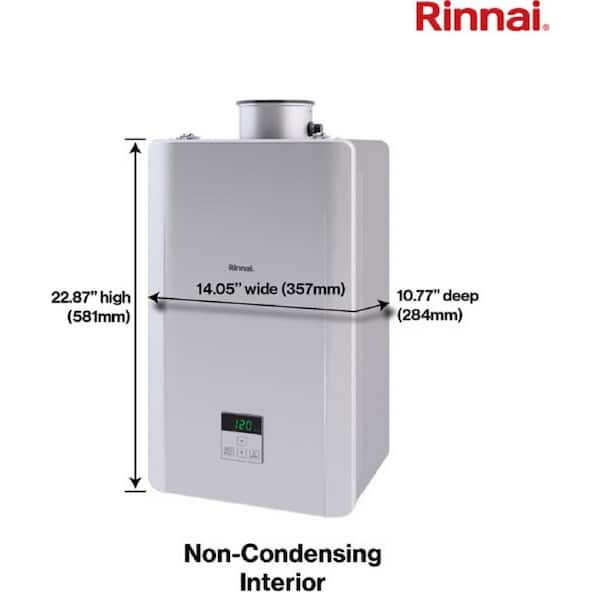 Rinnai High Efficiency Non-Condensing 5.3 GPM Residential 140,000
