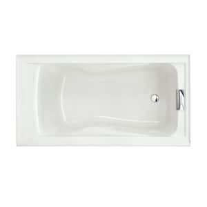 Acrylic Reversible Drain Bathtub, 60 X 32 Bathtub Shower