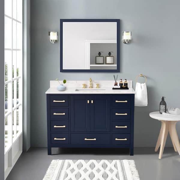 LANDOLT StarrySky 48 inch Undermount Single Sink Freestanding Bath