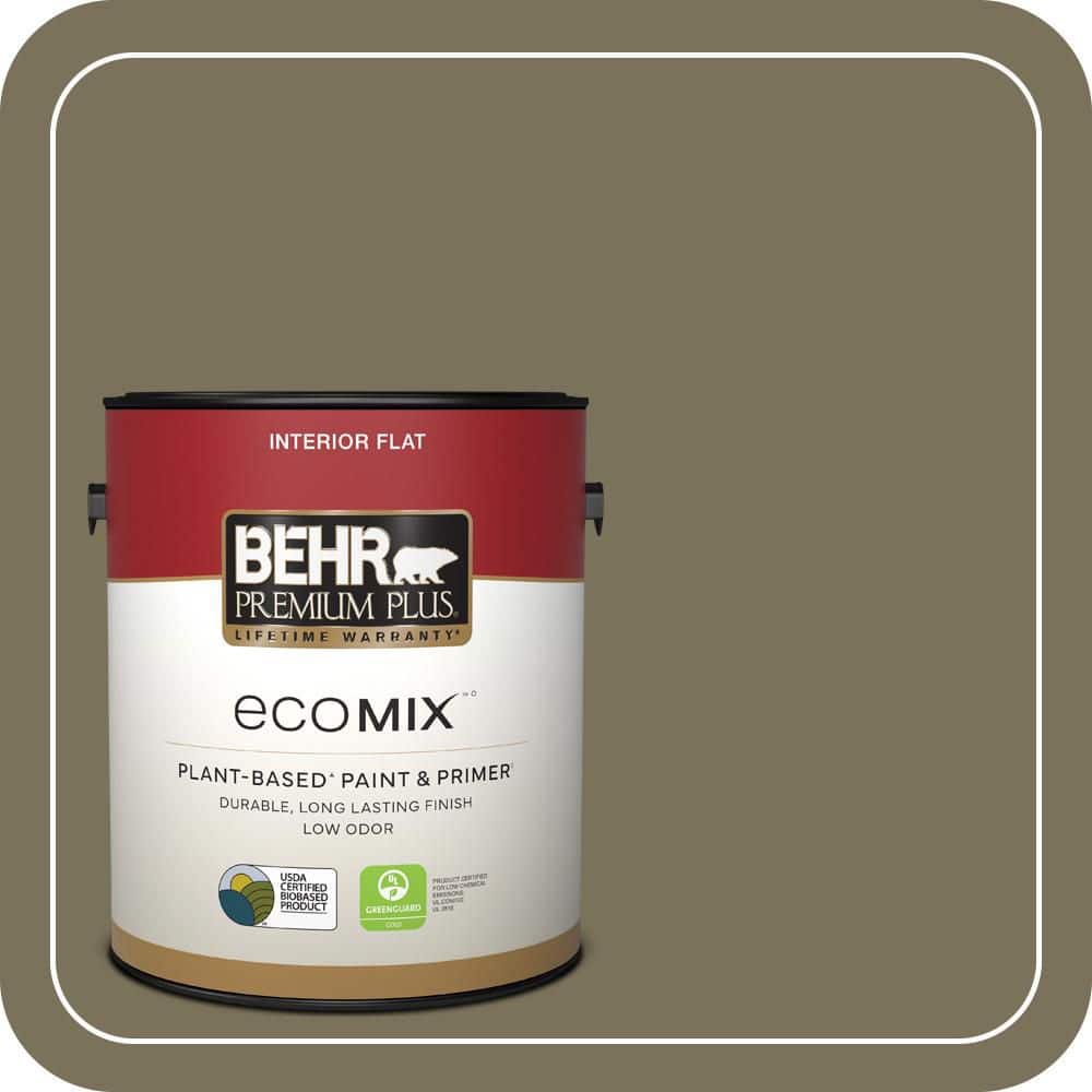 1 gal. #380F-7 Crocodile Flat EcoMix Plant-Based Interior Paint & Primer price history on PriceWatchPro