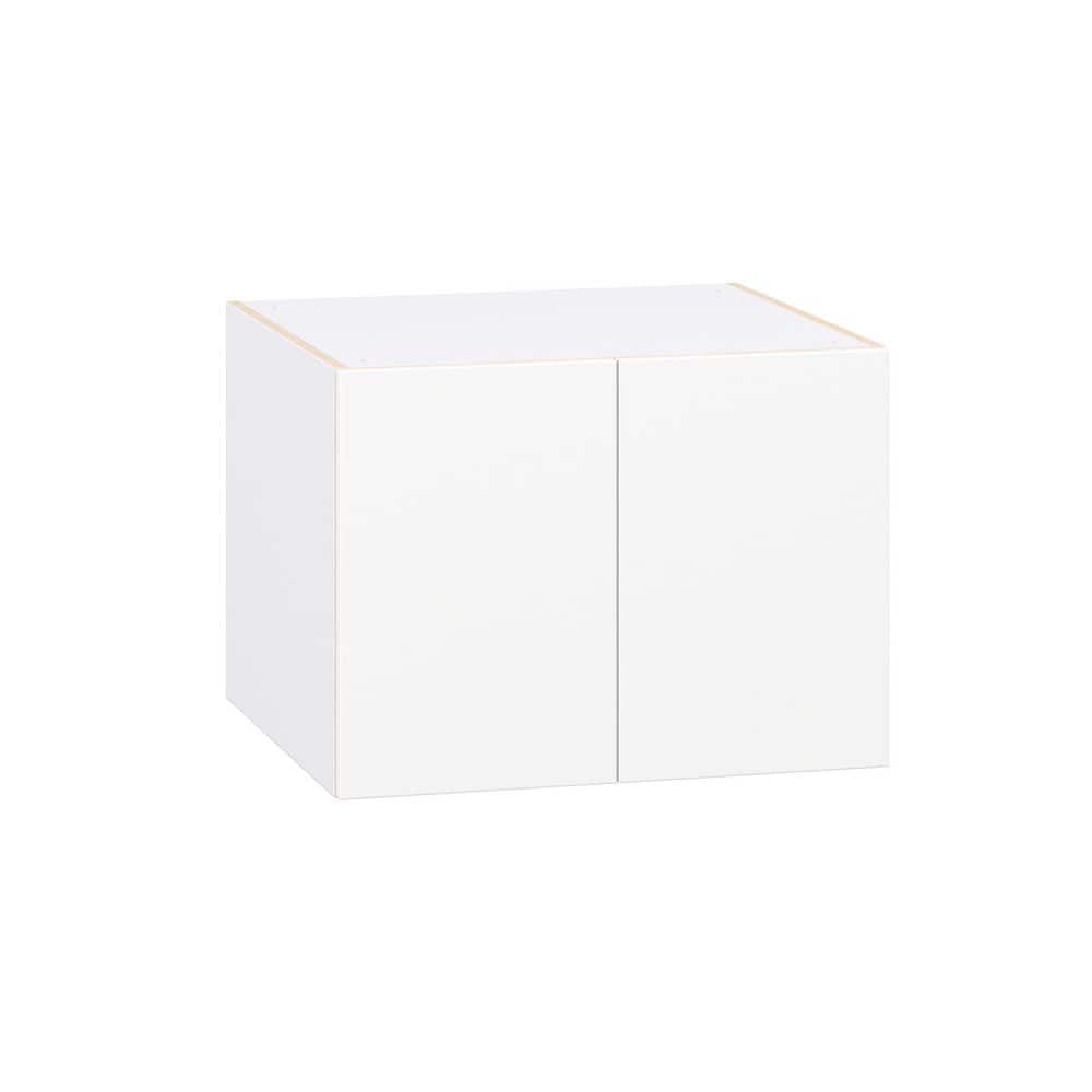Timberline 27 in. W x 24 in. D x 20 in. H Assembled Slab Wall Bridge Kitchen Cabinet in Bright White price history on PriceWatchPro