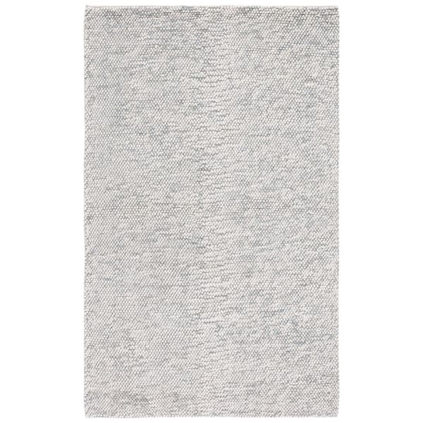 Natura 10 ft. x 14 ft. Gray/Ivory Uniform Marle Area Rug