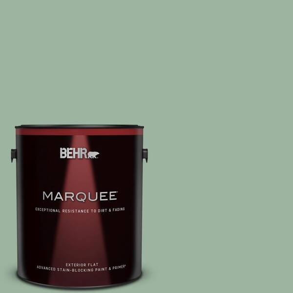 BEHR MARQUEE 1 gal. #S410-4 Copper Patina Flat Exterior Paint & Primer