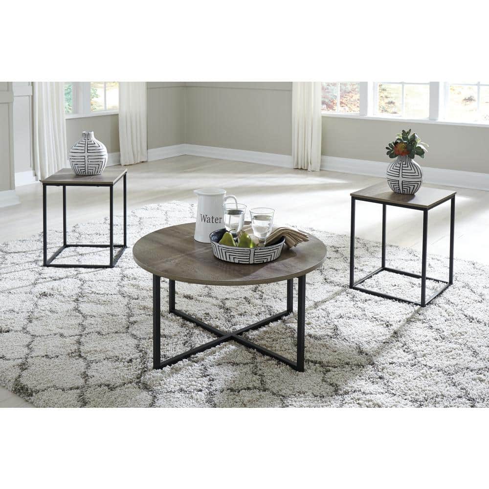 Signature DESIGN BY ASHLEY Wadeworth 31.5 in. Gray/Black